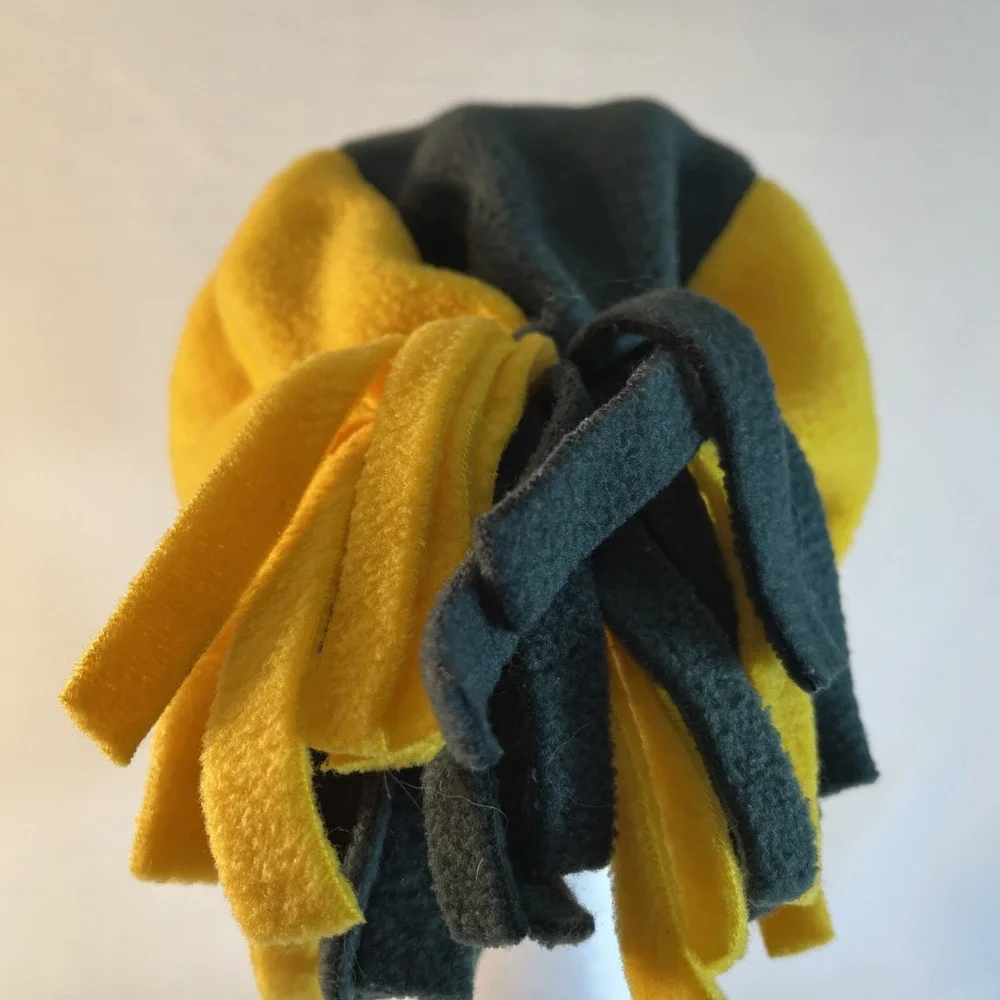 Vintage Green Bay Packers Game Day Fleece‎ Tassel Jester Hat One Size